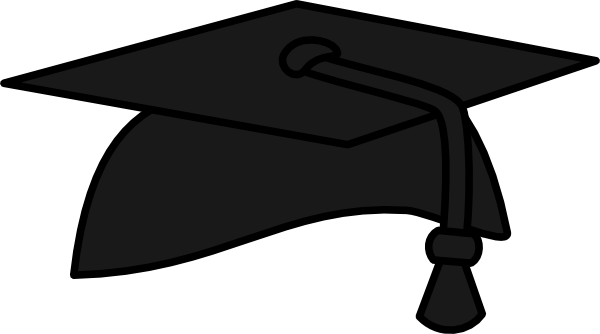 graduation cap clip art clkerm vector clip art #34226