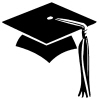graduation graduation cap return address labels image #34225