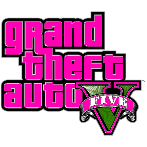 GTA 5 logo PNG transparent image download, size: 1892x1692px