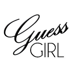 guess girl text logo