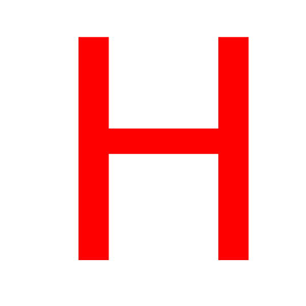 H letter transparent image download #36978