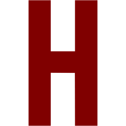 h letter maroon letter icon maroon letter icons #37020
