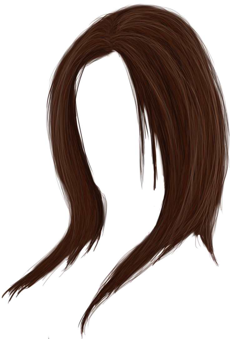 brown long hairstyle for women png #12906
