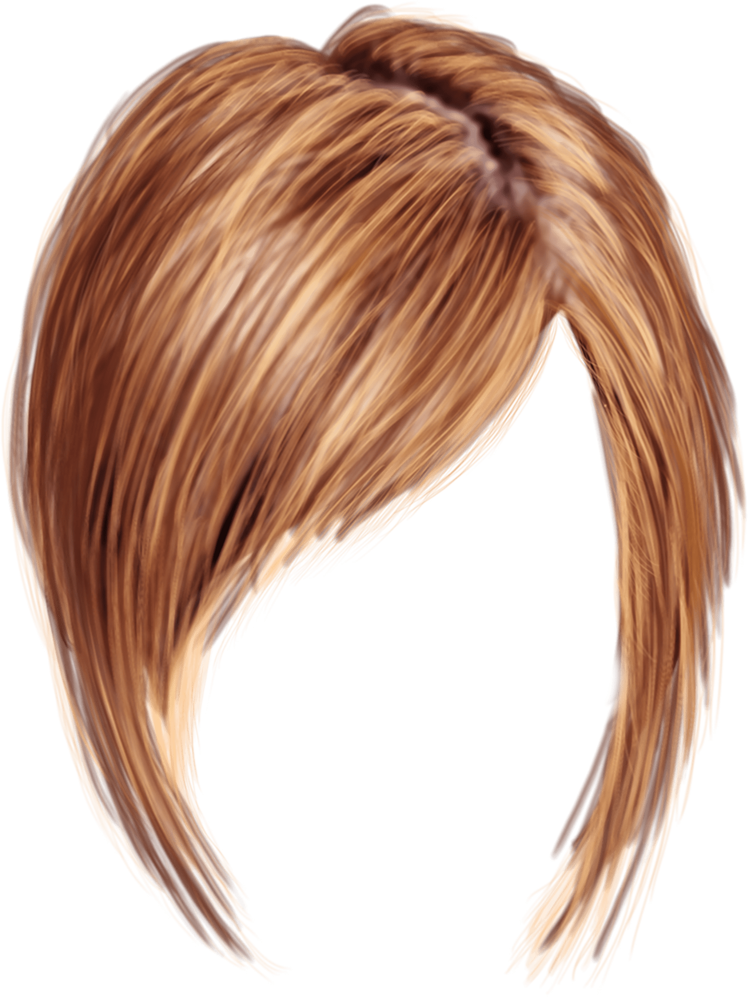 short women hair transparent png stickpng #12751