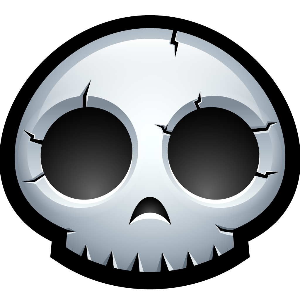 skull icon halloween avatar iconset hopstarter #27396