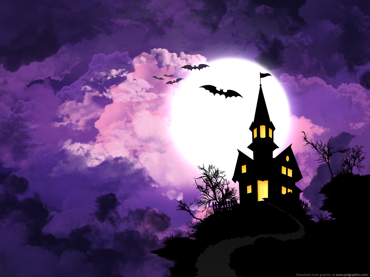 halloween background psdgraphics #27439