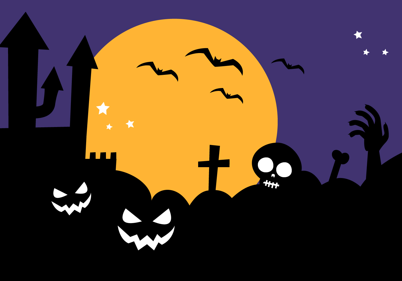 halloween background vector download vectors #27445