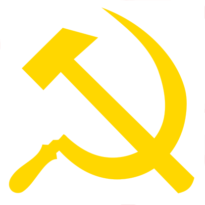yellow hammer and sickle image #26381