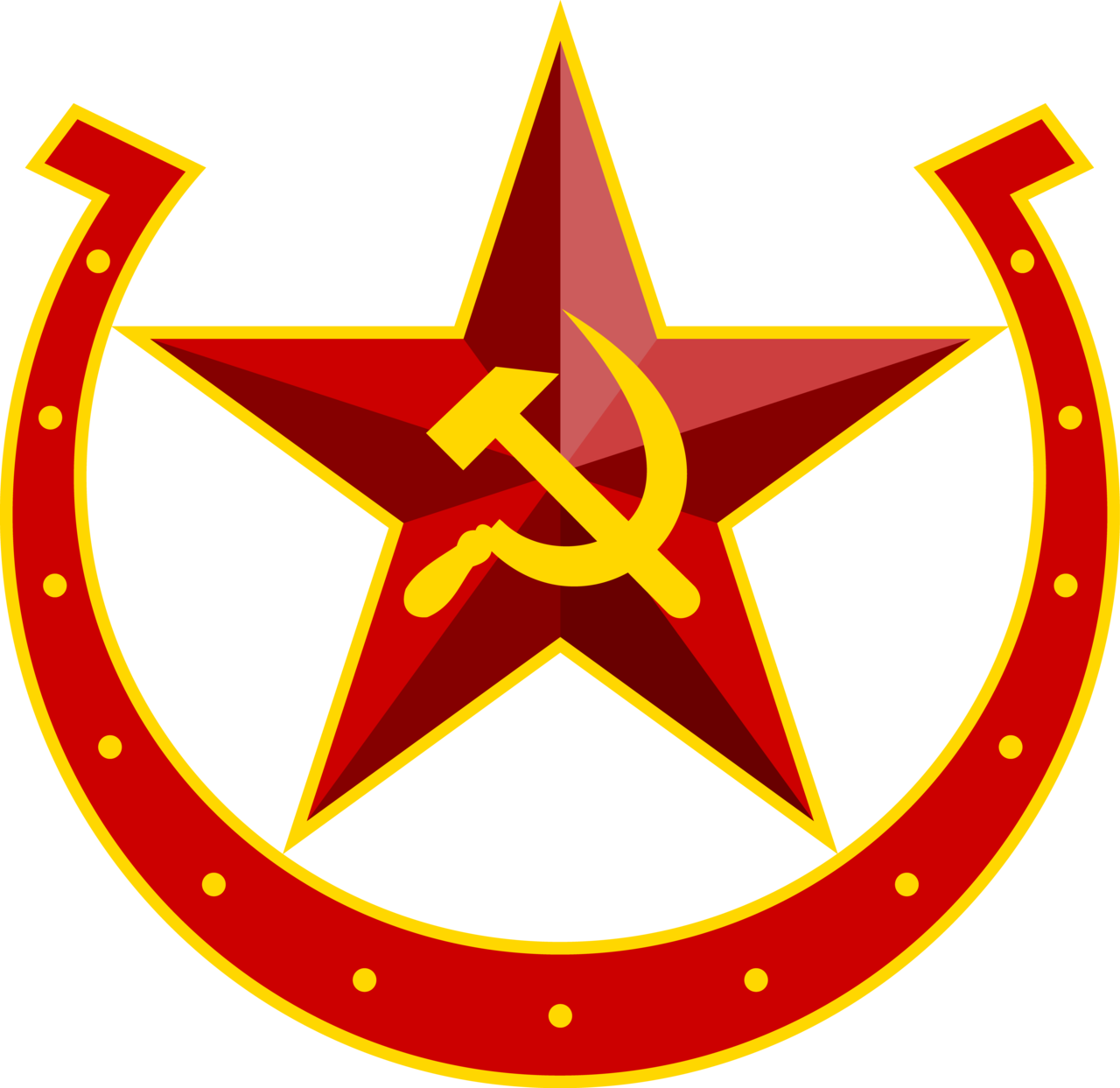 hammer and sickle, soviet equestria hammer sickle horseshoe emblem qtmarx #26402