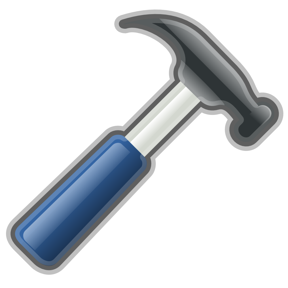 onlinelabels clip art hammer #25407