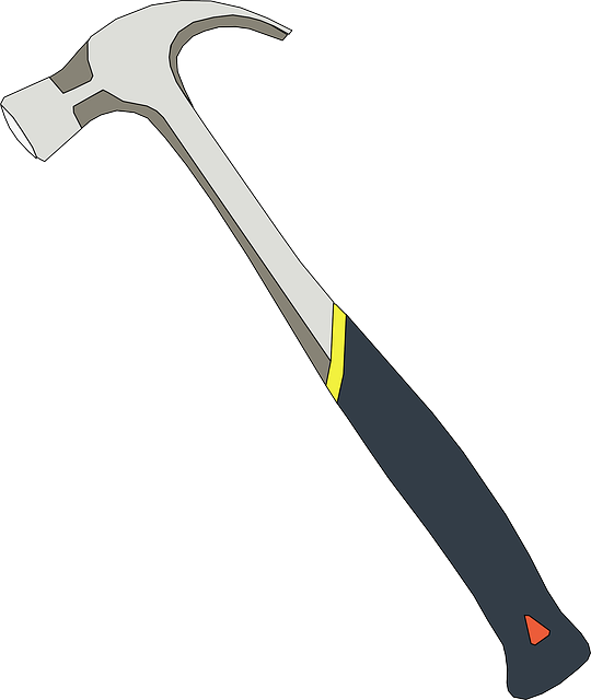 vector graphic hammer claw tool carpentry work #25401