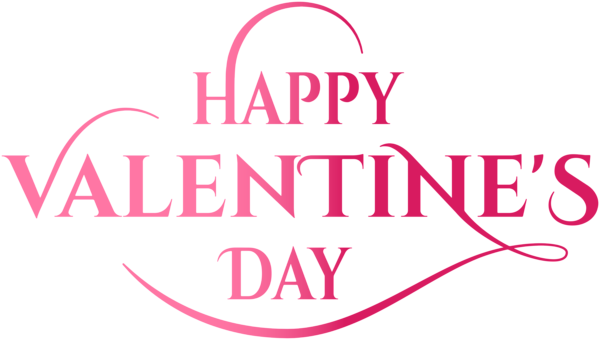 happy valentines day, happy valentine day pink text png image gallery #18382