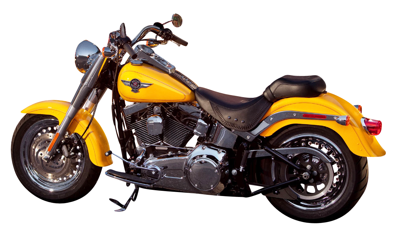 harley davidson yellow motorcycle bike png image pngpix #21688
