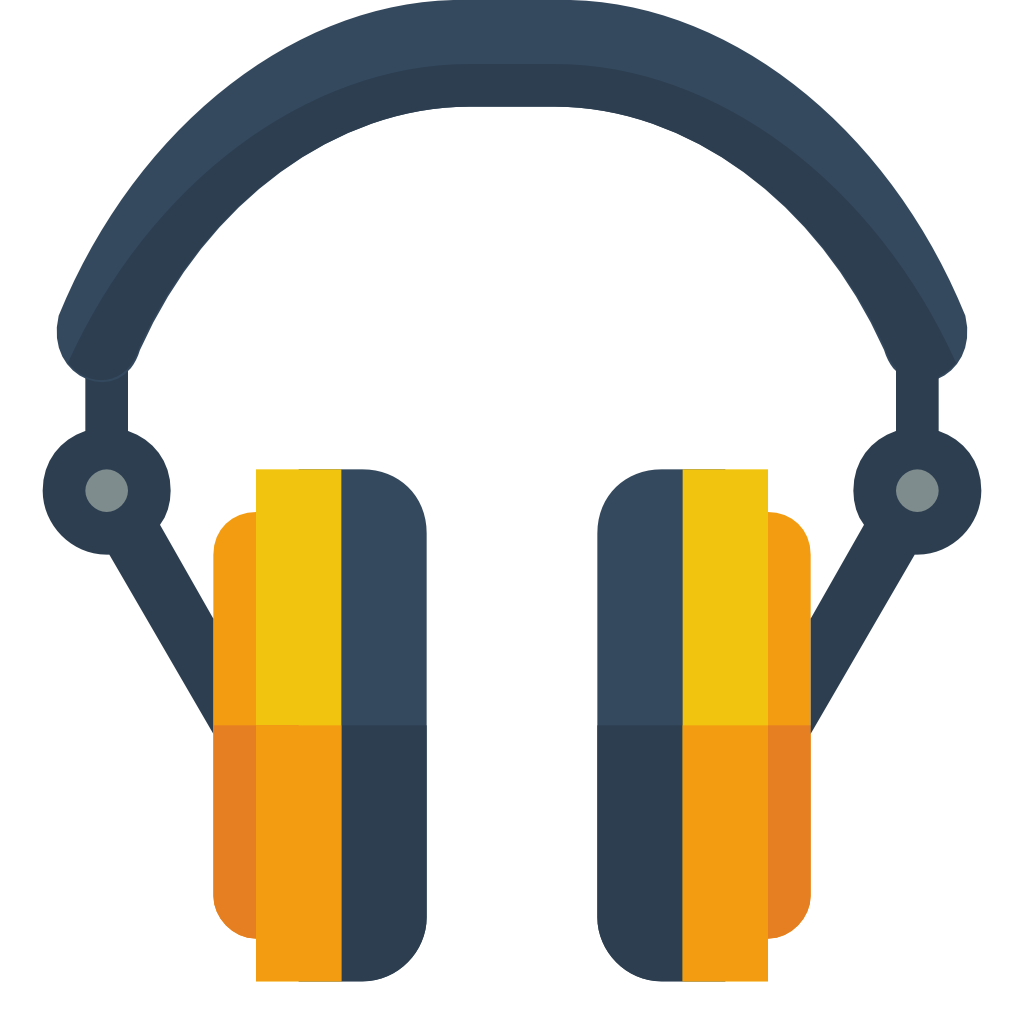 headphones, headphone icon small flat iconset paomedia #14675