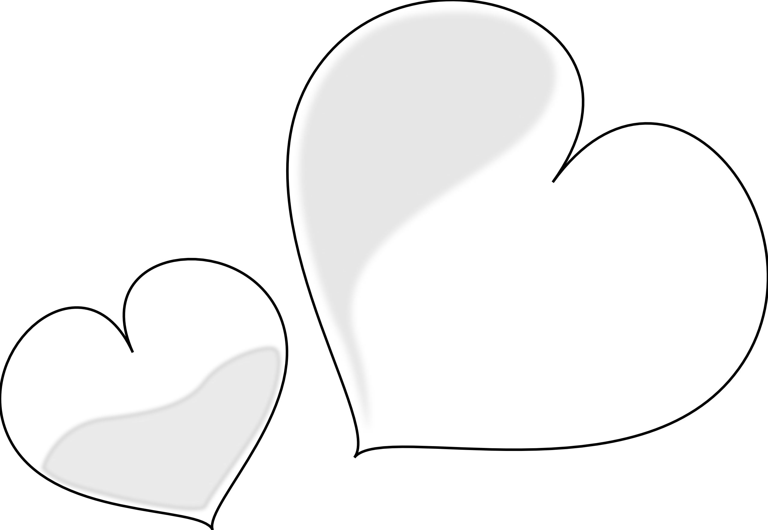 best black and white heart clipart tattos #27652