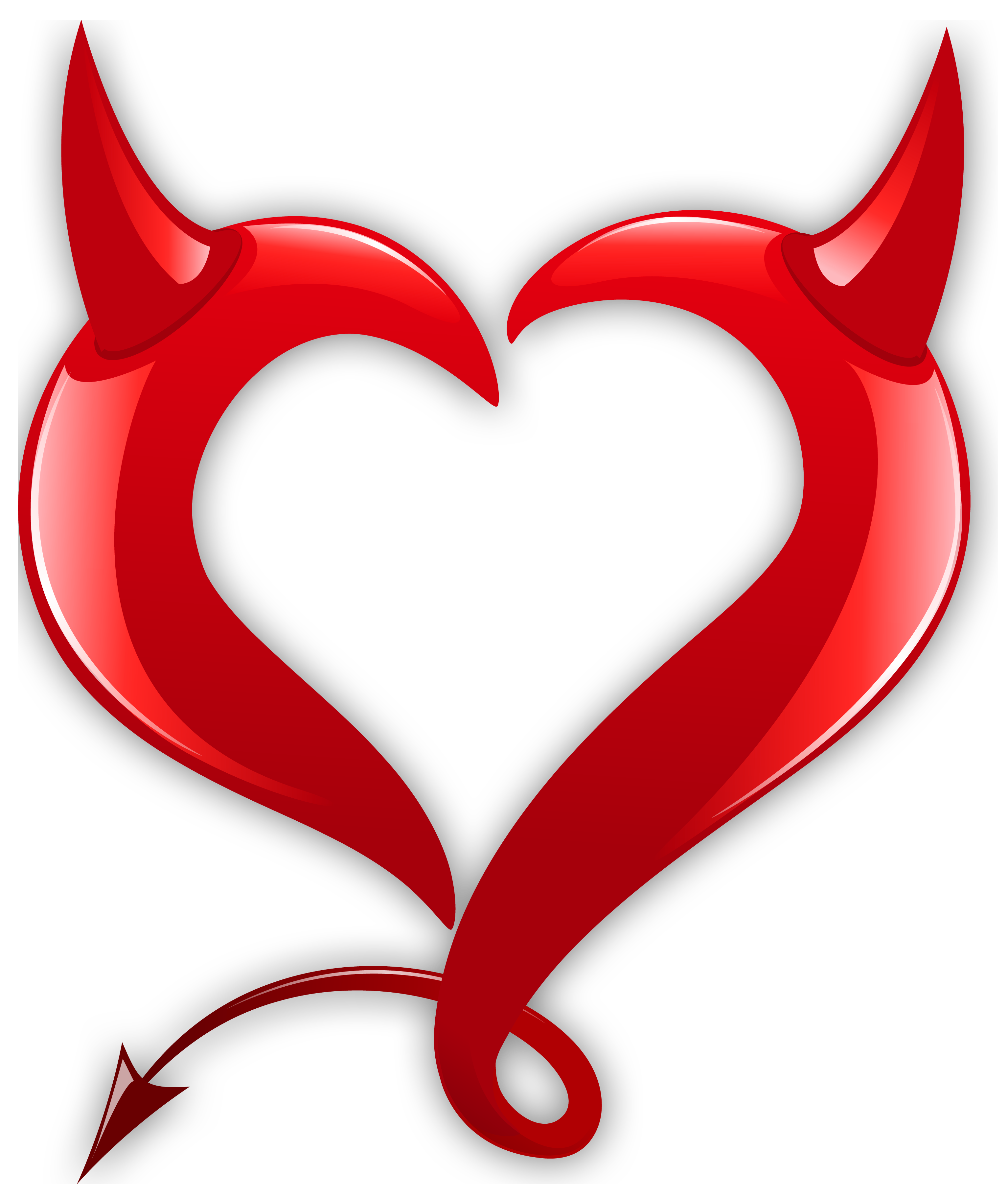 devil heart, satan download clipart #8090