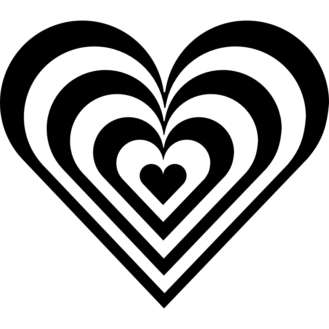 heart border clipart black and white clipart library #14320