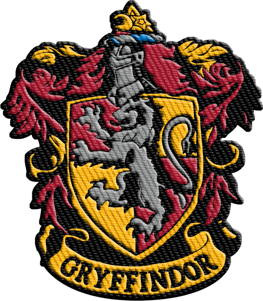 harry potter gryffindor iron patch geek baby #7928