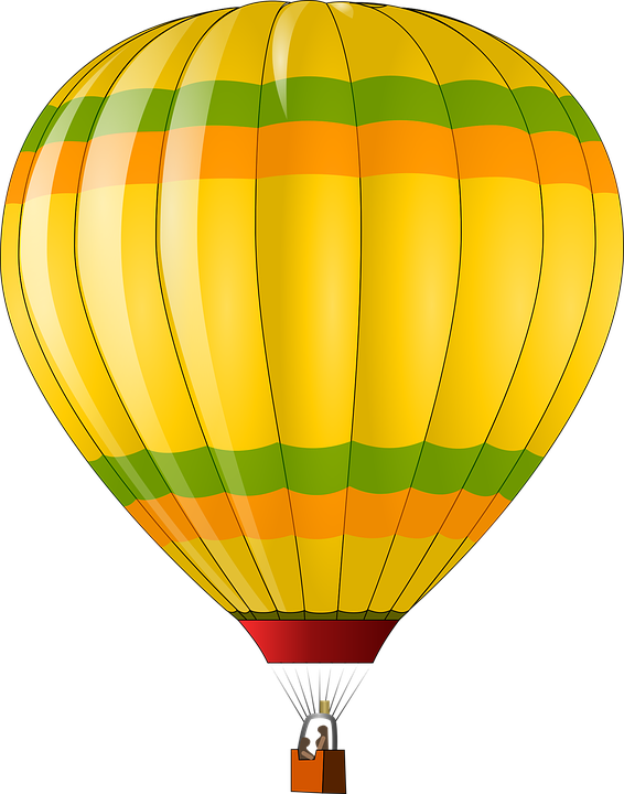 hot air balloon transport vector graphic pixabay