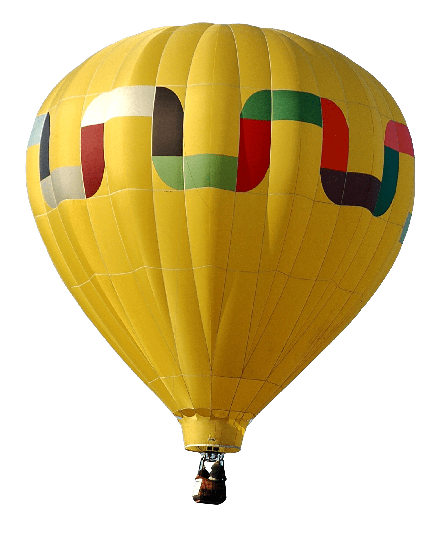 yellow hot air balloon transparent png #21192
