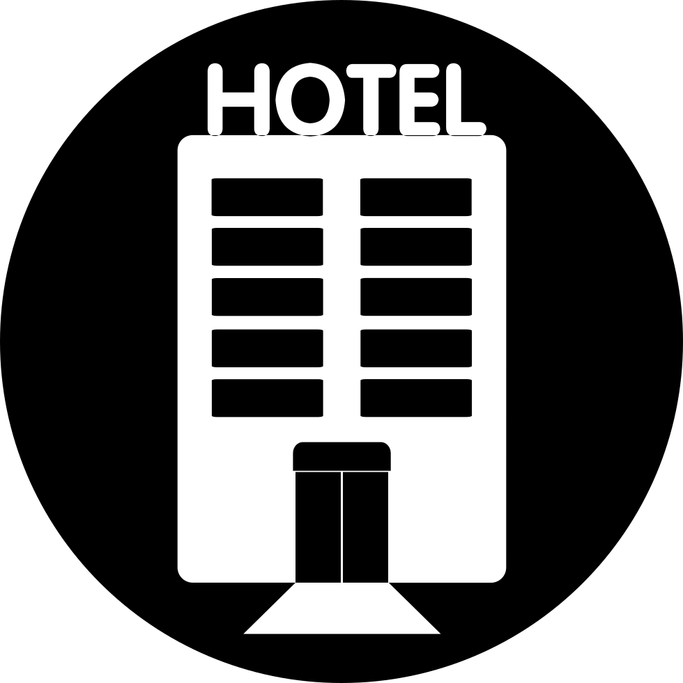 Black hotel icon download #41811