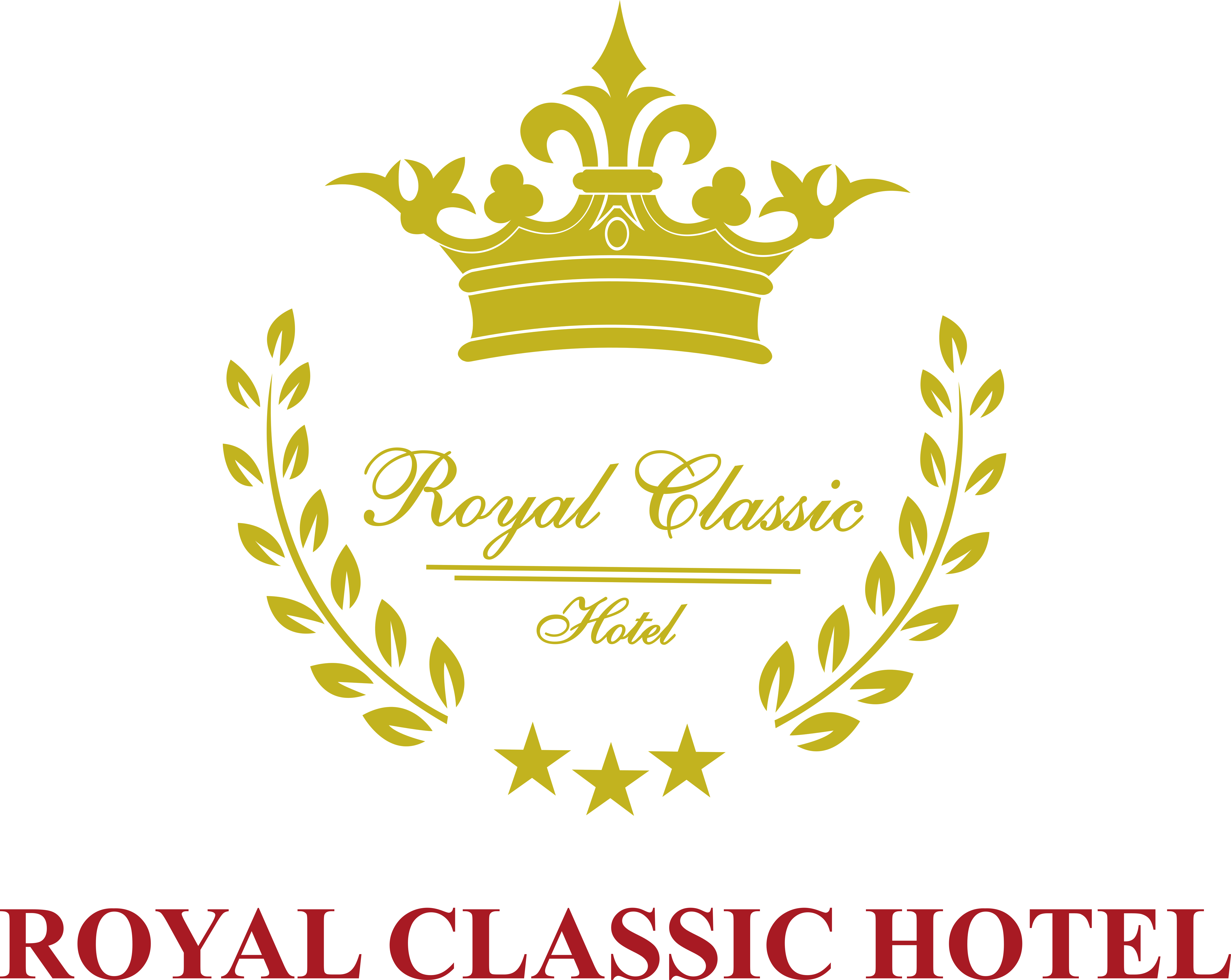 King crown with royal classic hotel logo png #41815