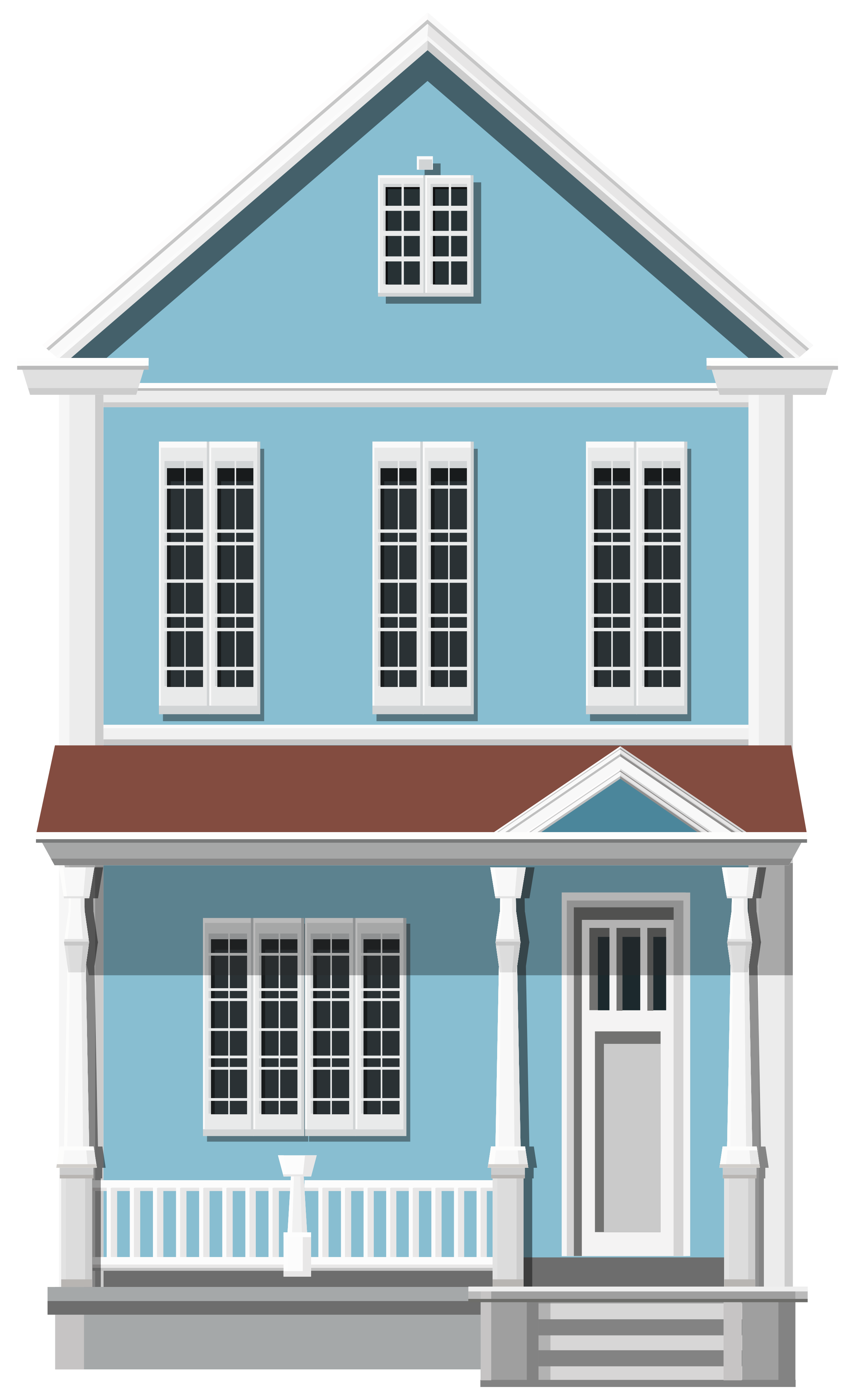 blue house png clip art best web clipart #11132