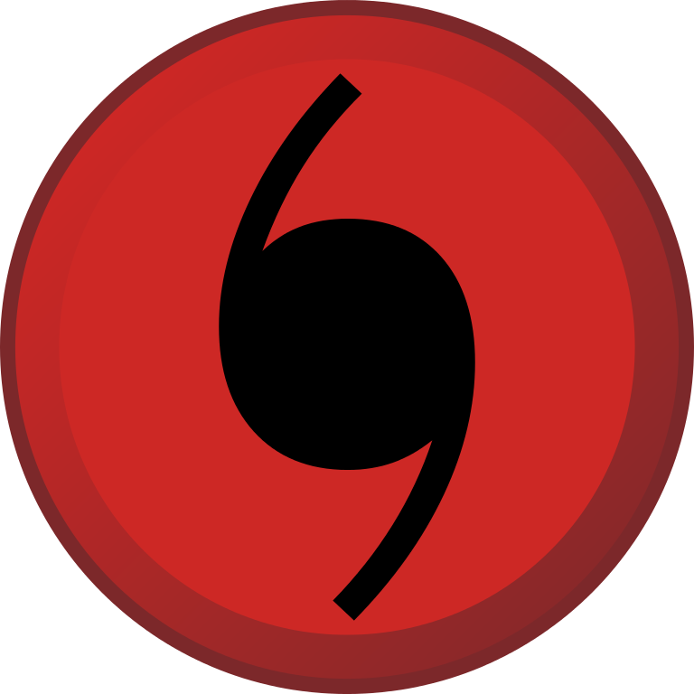 red hurricane warning icon transparent png #30164