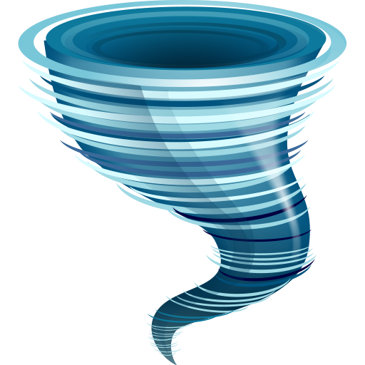 hurricane, tornado icon large weather iconset aha soft team #30187