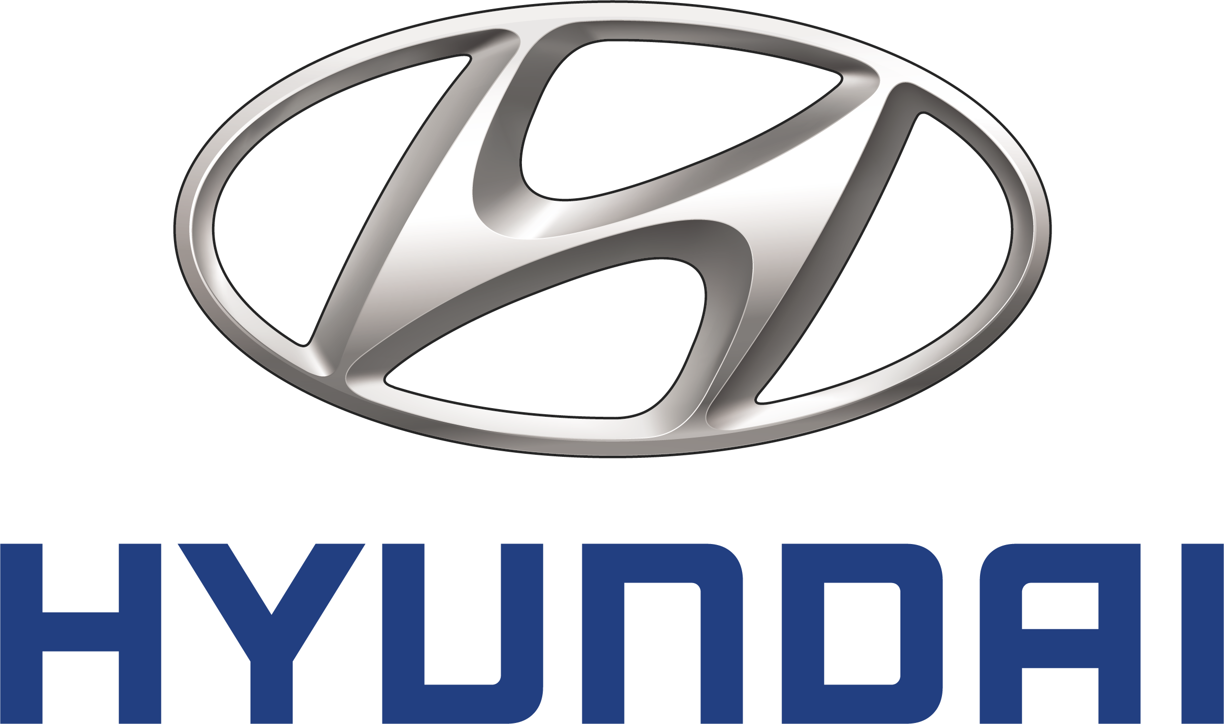 hyundai text with silver icon png #340