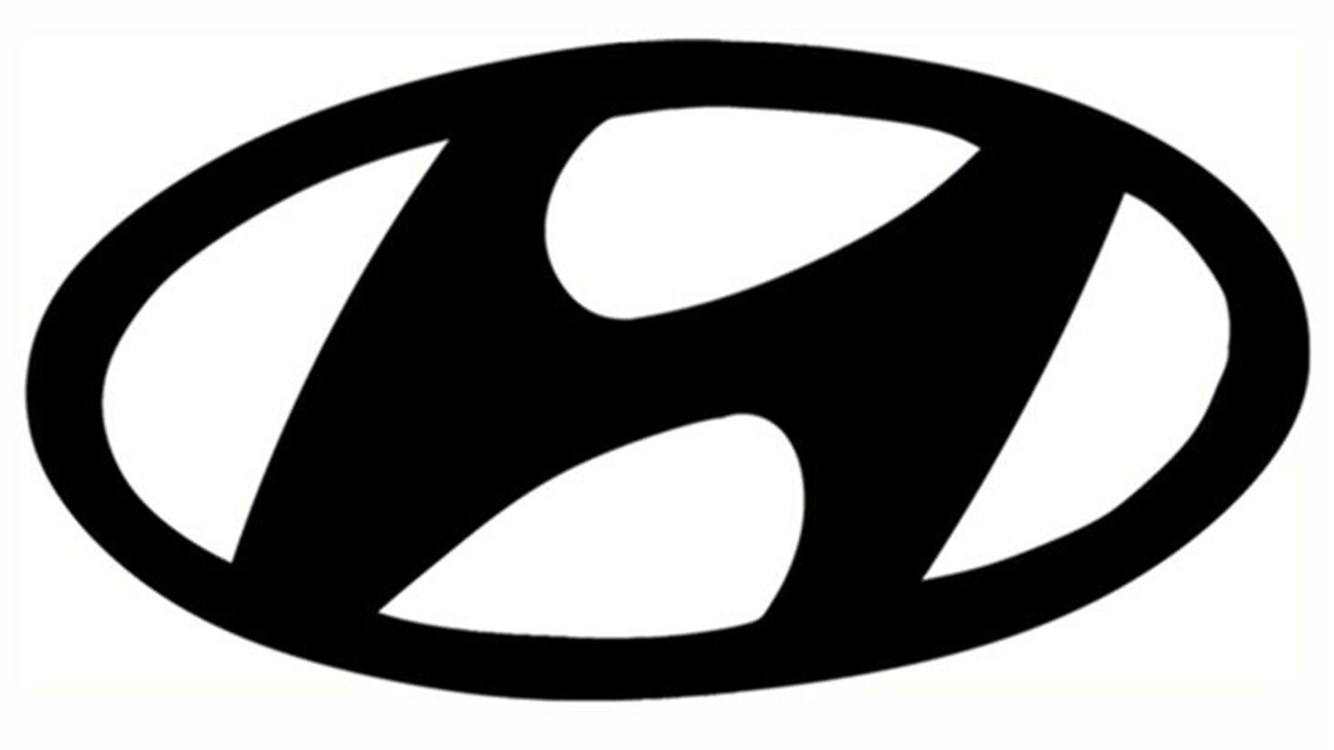 hyundai black icon symbol #351