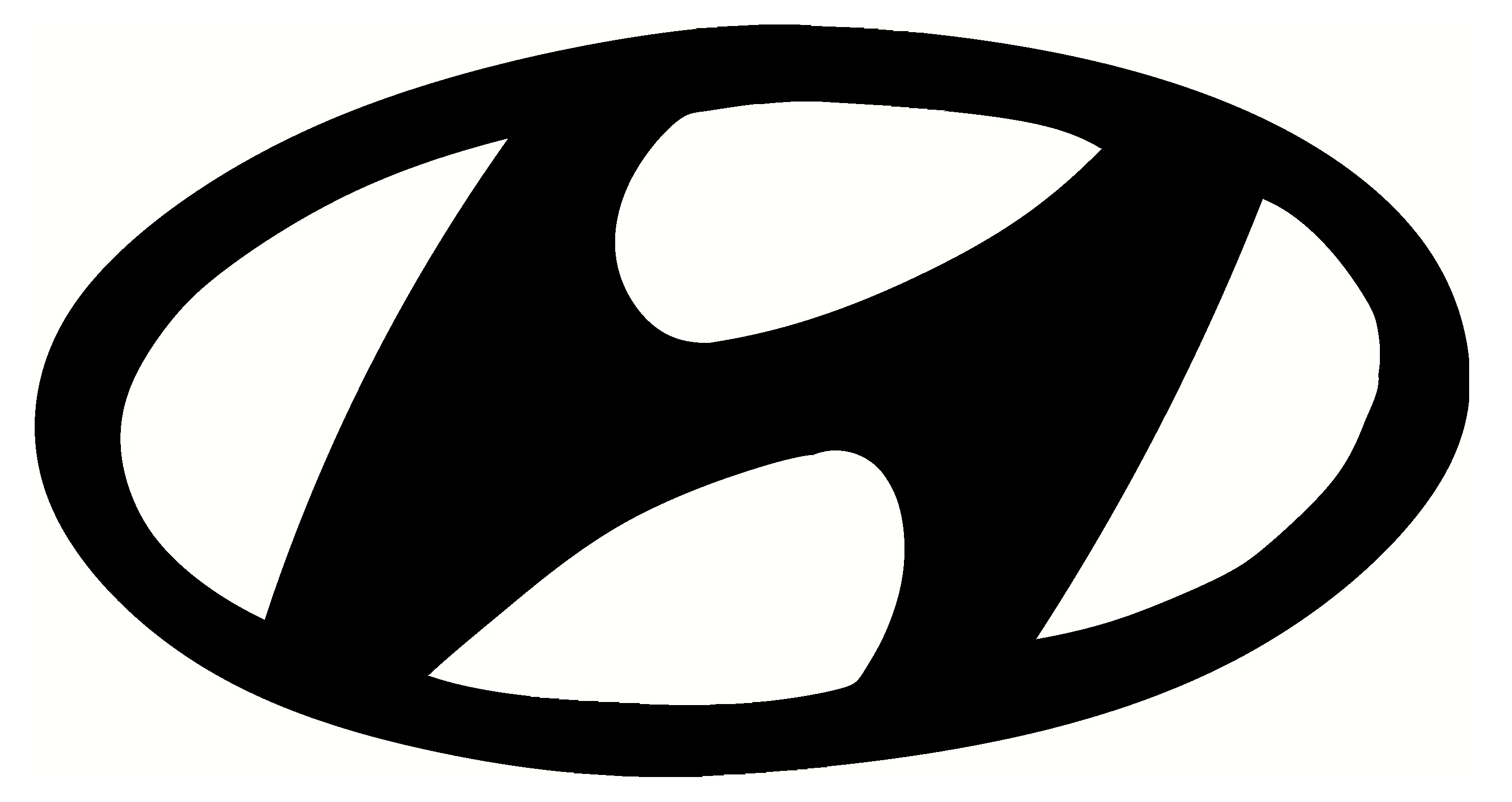 hyundai logo black design #357