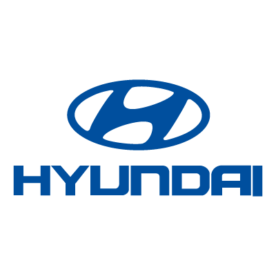 hyundai blue vectoral logo design #367