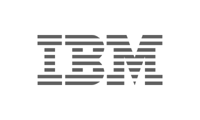 IBM white logo PNG transparent image download, size: 1800x664px