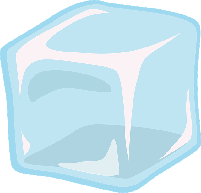 ice cube transparent vector graphic pixabay