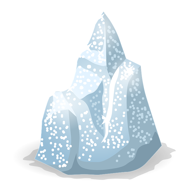 ice frozen block vector graphic pixabay #13720