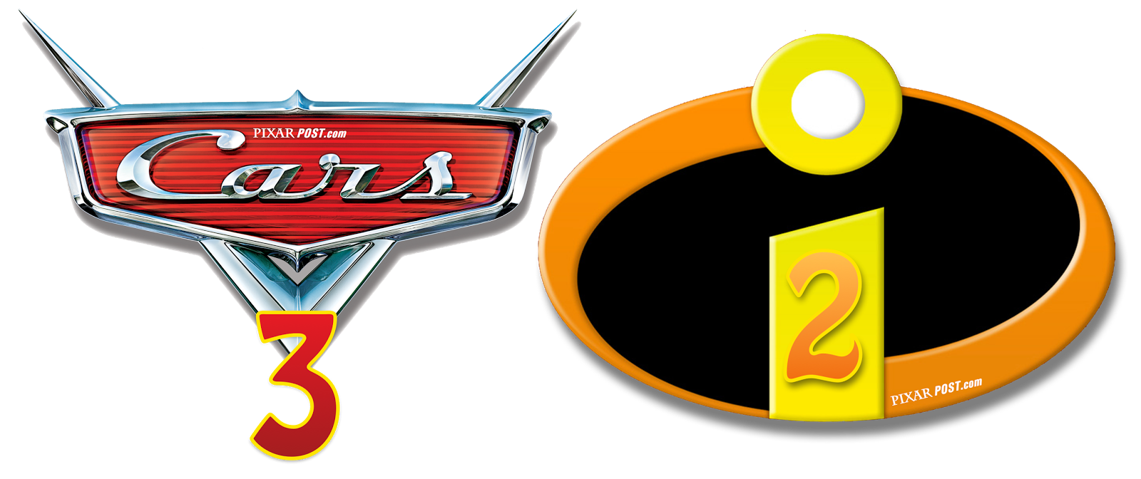 cars 3, incredibles png logo #5191