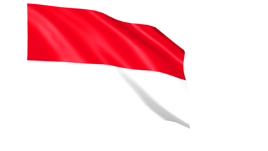 indonesia shiny flag transparent #42654