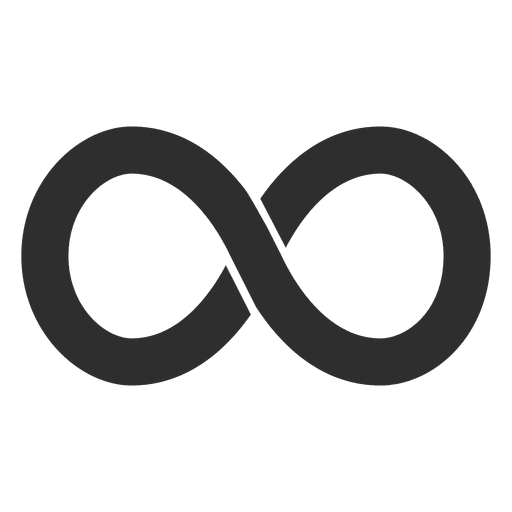 infinity symbol, simple infinity logo infinite transparent png svg vector #19560