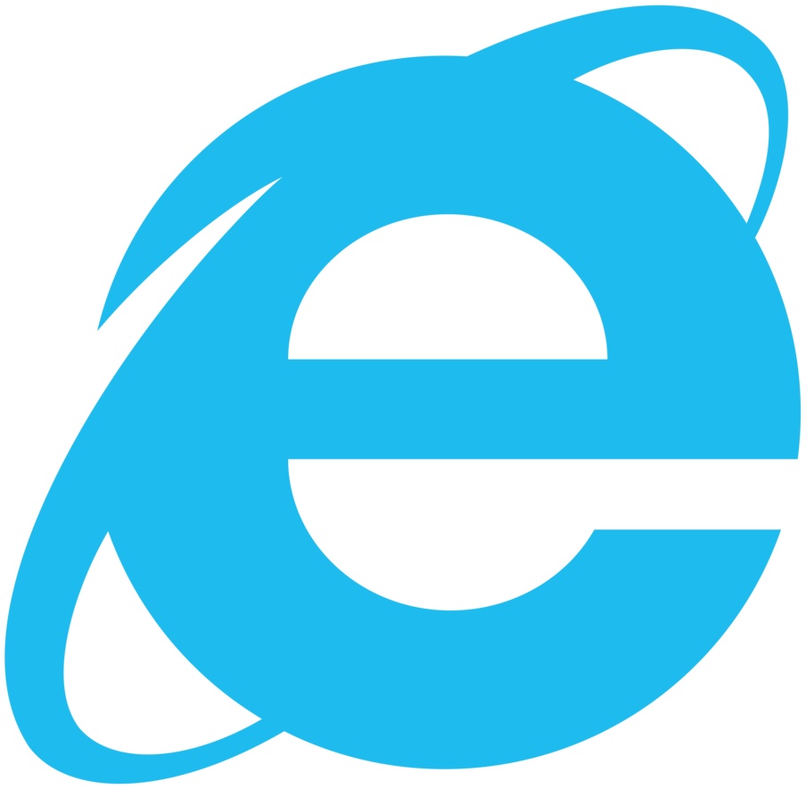 internet explorer simplistic logo, vector by luchocas on #4710