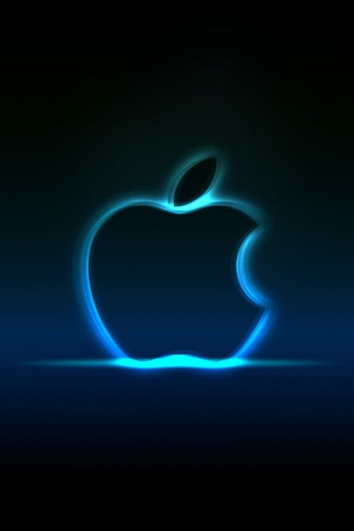 iphone blue glossy logo png #546