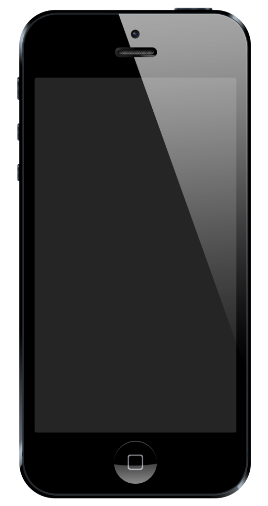 old style iphone black png #11179
