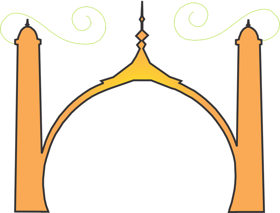 mosque islamic arabic vector graphic pixabay #22777