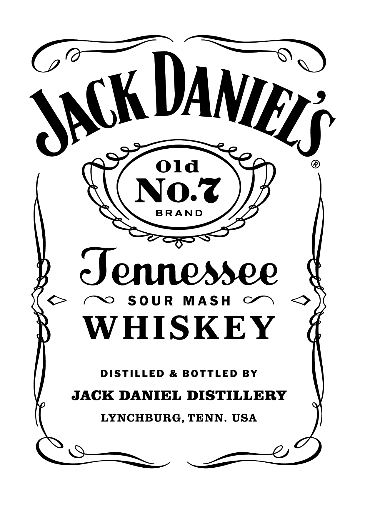 Jack Daniels Logo Png - Free Transparent PNG Logos For Blank Jack Daniels Label Template