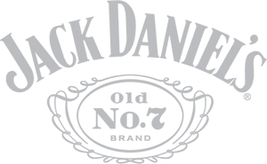 Jack Daniels logo white png #1309