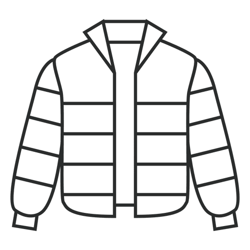 stroke striped jacket clothing transparent png svg vector 30547