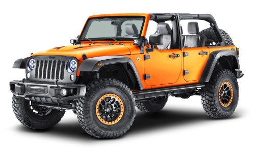 orange jeep wrangler car png image pngpix #22893