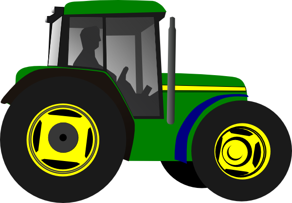 green john deere tractor cartoon png logo symbol #3412