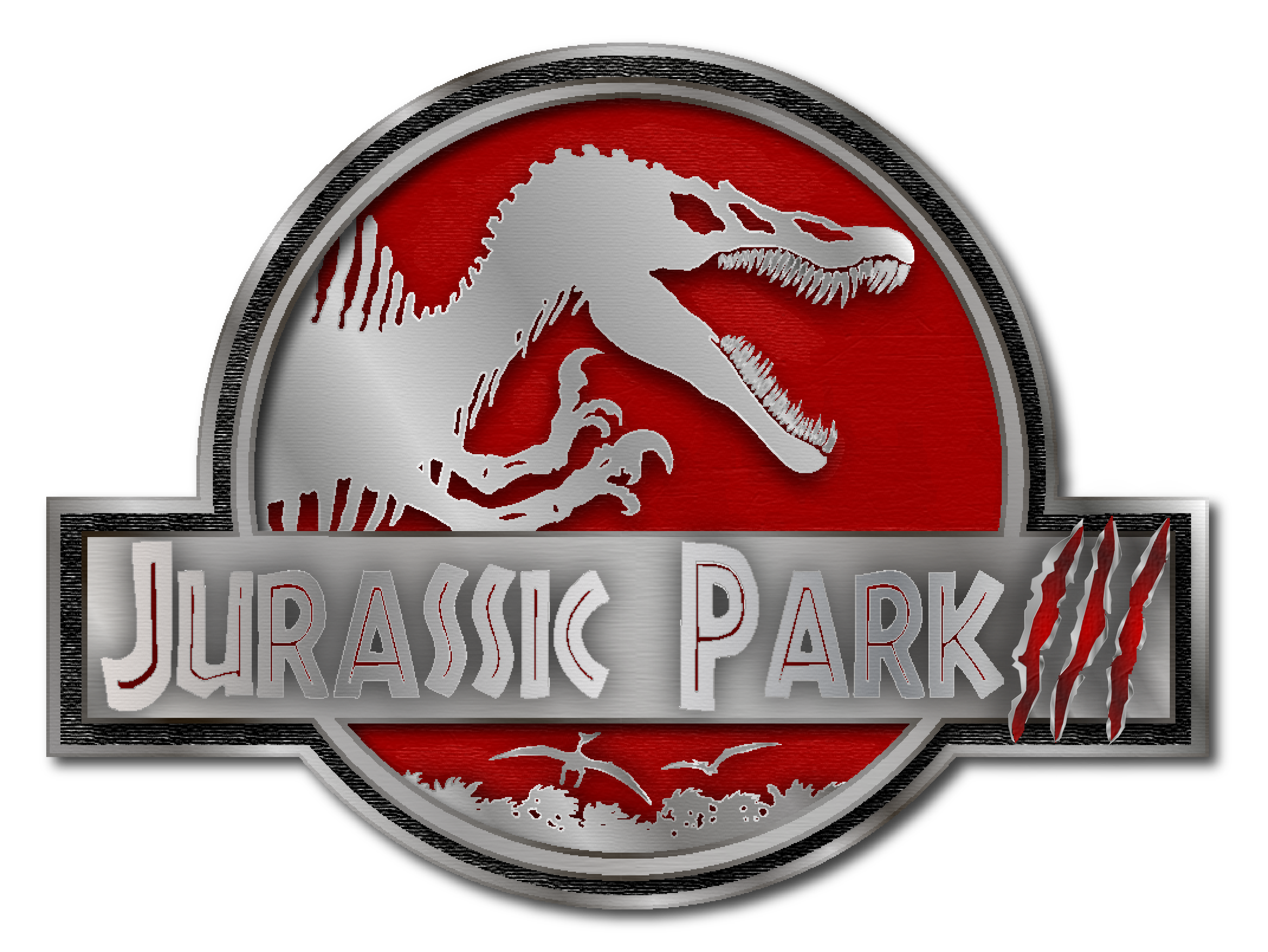 jurassic park movies 3 logo png #4079