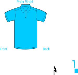 kaos polos, kaos biru muda clip art clkerm vector clip art #32560